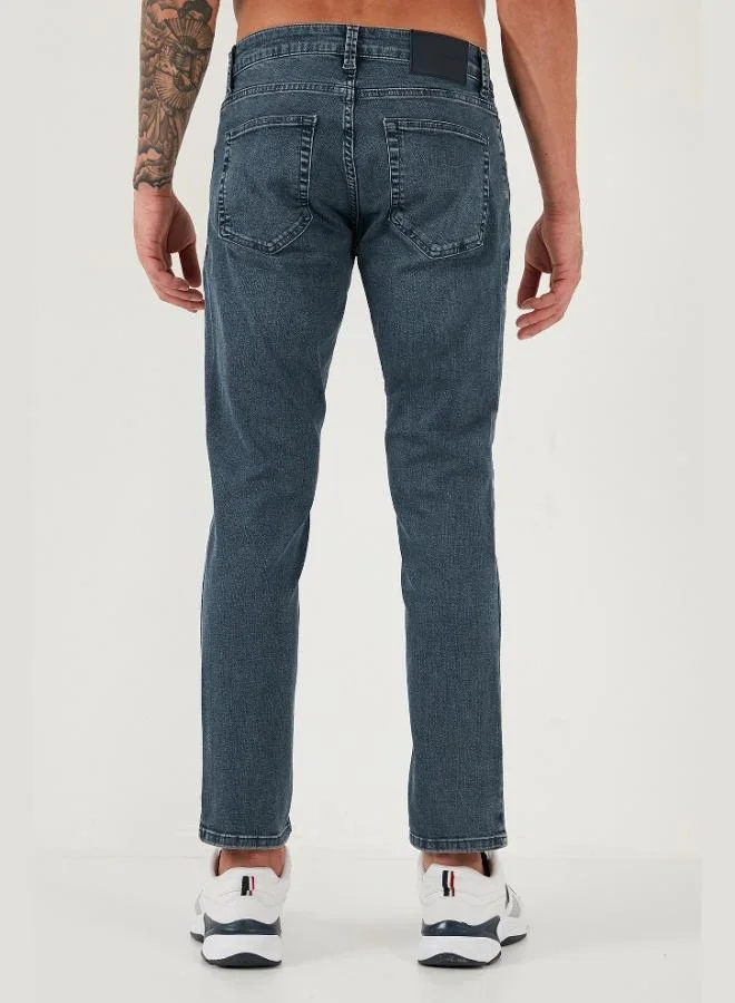 Buratti  Buratti Cotton Regular Fit Normal Waist Straight Leg Jeans Men's JEANS 2211C02PARMA for Men | Best Price UAE