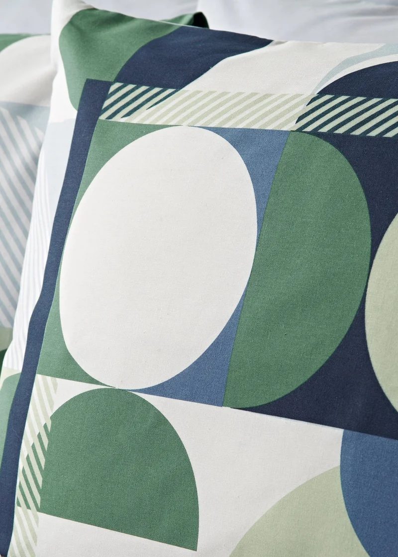 Matalan Blue Geometric Duvet Set