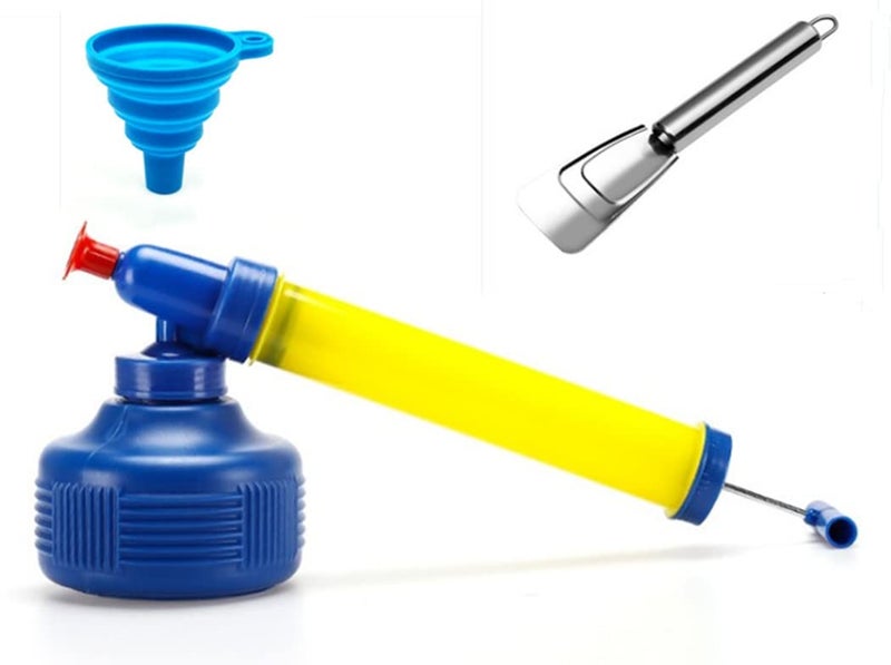 dadaozhijian Diatomaceous Earth Applicator Garden Puffer Duster Powder Duster Yellow 