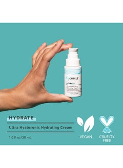 MyChelle Dermaceuticals Ultra Hyaluronic Hydrating Cream (1.0 Fl Oz) Rich Hydration For Dry Skin With Vegan Hyaluronic Acid Help Plump Skin And Help Reduce Appearance Of Fine Lines And Wrinkles  - Image 3