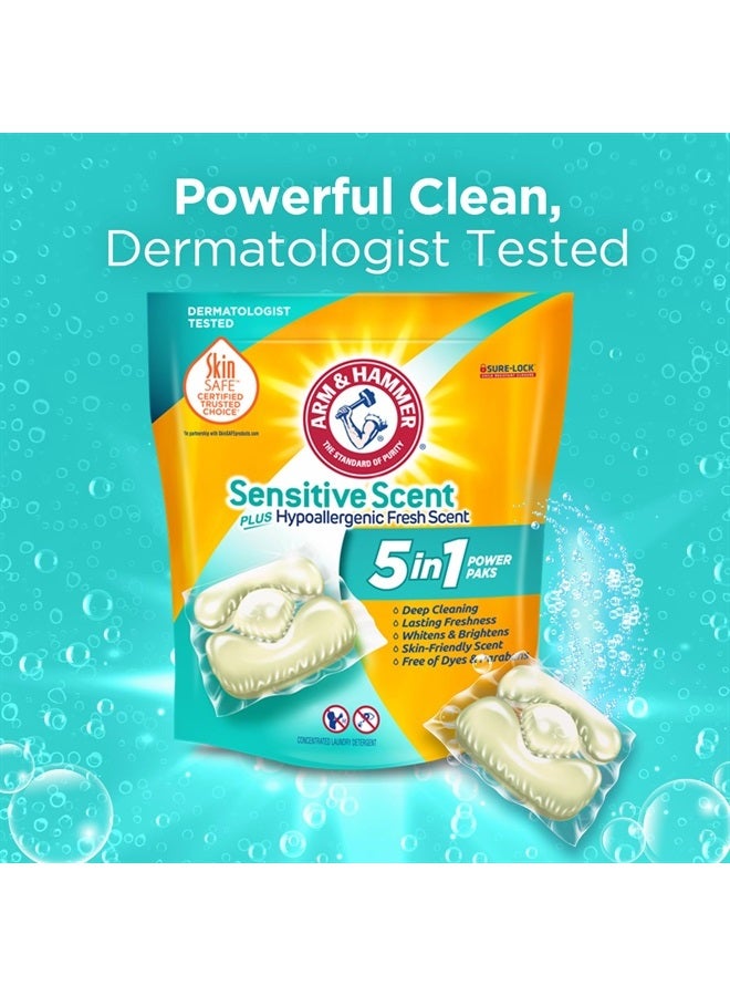 Arm & Hammer Sensitive Fresh Scent 5-IN-1 Power Paks, 42 count - Image 4