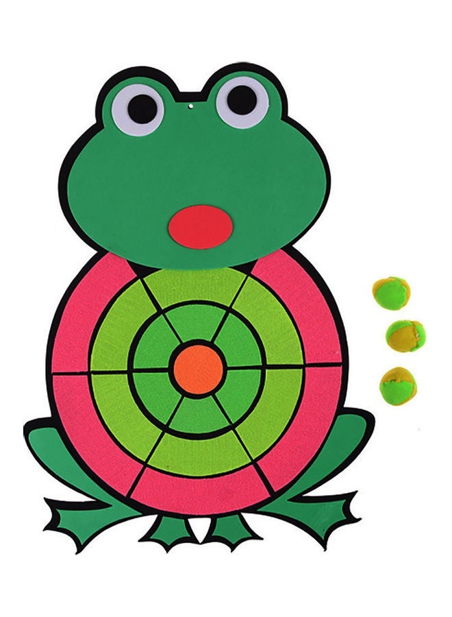 Loquat Cartoon Animal Frog Sticky Ball Target Dart Board - Image 1