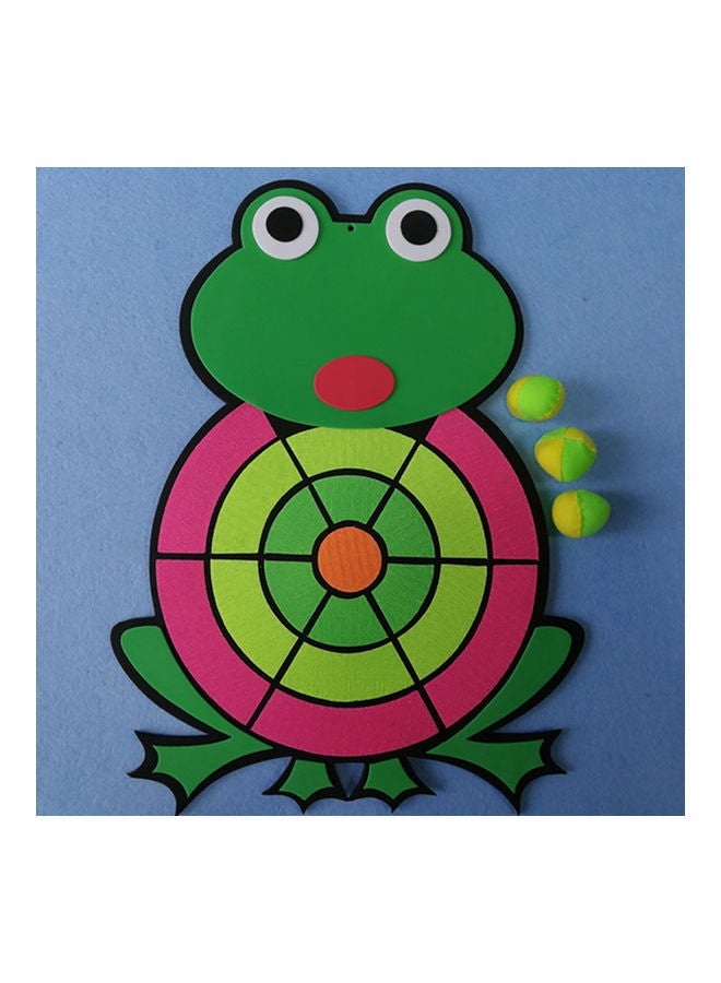 Loquat Cartoon Animal Frog Sticky Ball Target Dart Board - Image 2