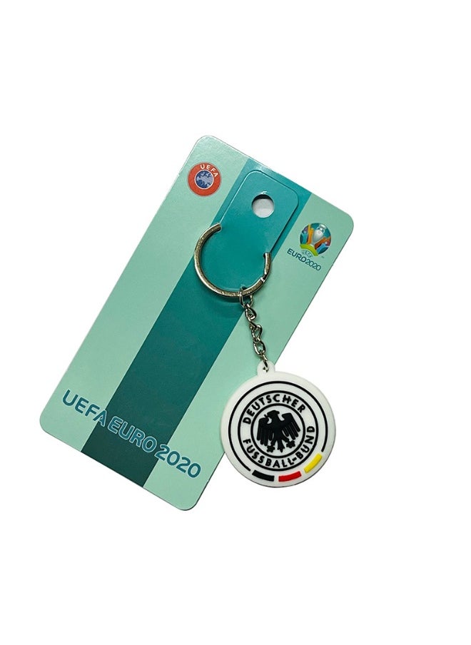 Generic Football Club World Cup Keychain Real Madrid/Brazil/Argentina/Germany/Barcelona/Juve Keychain Accessory Pendant Bag Chain Car Keychain Creative Gift for Unisex 