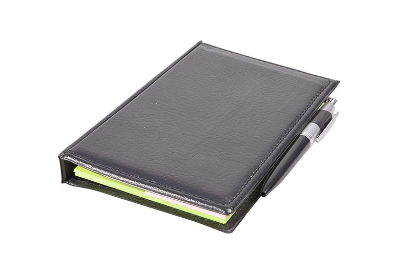 COI Memo Note Pad/Memo Note Book with Sticky Notes & Clip Holder in Diary Style… (Neon 2 pcs) - Image 4