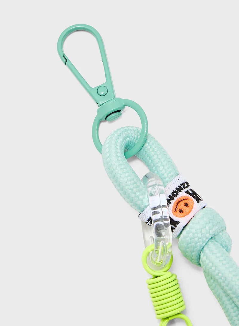 Ginger Happy Loops Bag Charm