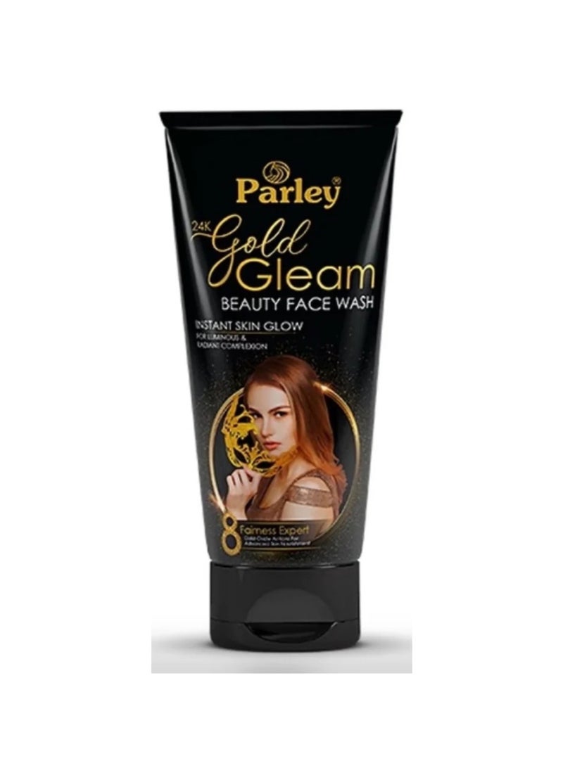 Parley 24K Gold Gleam Full 4 Pieces Set - Beauty Cream, Body Lotion 500ml, Face Wash and Beauty  Soap 100g - Image 4