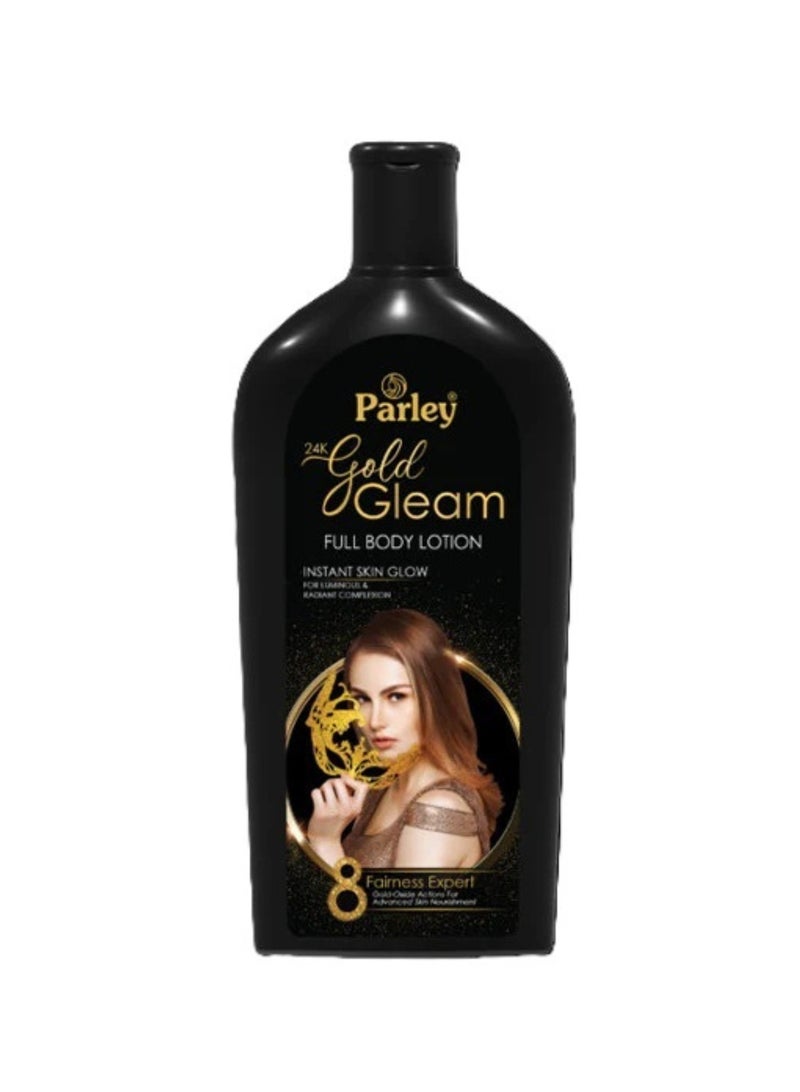 Parley 24K Gold Gleam Full 4 Pieces Set - Beauty Cream, Body Lotion 500ml, Face Wash and Beauty  Soap 100g - Image 5