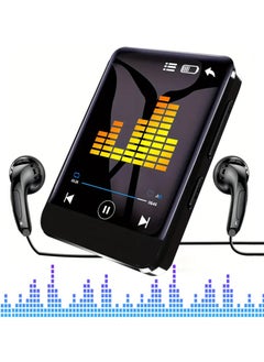 64gb Portable Mp3 Music Player, Full Touch Screen Music Player With Built-In High-Definition Speaker, Fm Radio, Voice Recorder, Ebook, Mini-Design, Support Video Playback, Ideal For Sports And Travel