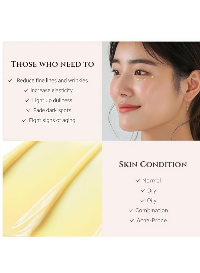 Beauty Bar Revive Eye Serum with Retinal Niacinamide Peptide Correction for Puffy Eye Bags Fine Lines Dark Circles Wrinkles, Korean Skin Care 30ml, 1 fl.oz 30ml  - Image 4