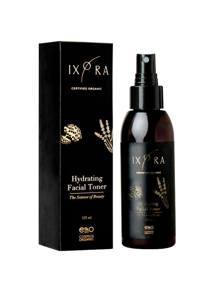 IXORA Hydrating Facial Toner For Dry and Dehydrated Skin Certified Organic Spray Balances the Ph Level of the skin Lock in the moisture and hydration GMO Free Vegan Friendly - Image 1