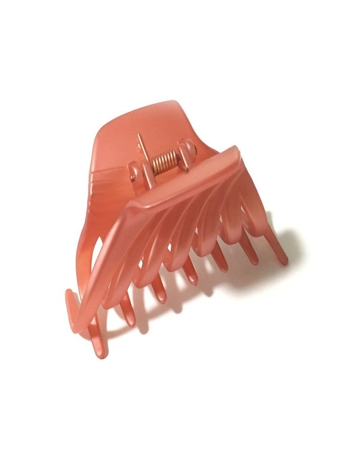 Meilliwish Beautiful Solid Color Wedding Women Hair Claw Clip1 PCS(D41)(Red) - Image 1