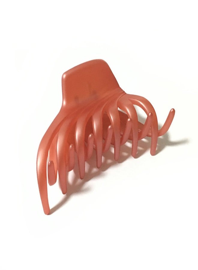 Meilliwish Beautiful Solid Color Wedding Women Hair Claw Clip1 PCS(D41)(Red) - Image 2