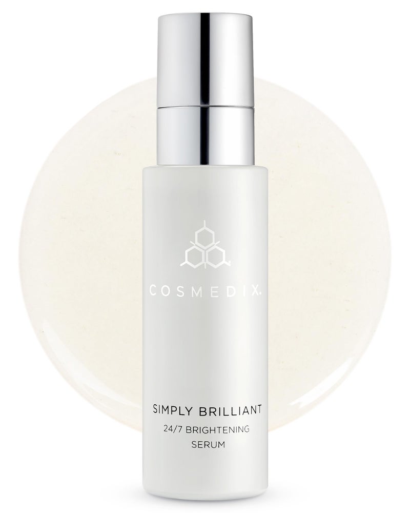 CosMedix سيروم الوجه المشرق 247 من كوزميدكس ببساطة رائع  سيروم تقشير الوجه لخطوط التجاعيد الدقيقة  لون البشرة غير المتساوي  العناية بالبشرة اللطيفة المشدودة لبشرة أكثر إشراقًا  توهج طبيعي