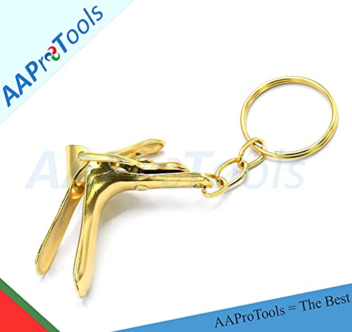 AAProTools Gold Speculum Keychain Stainless Steel - Image 2