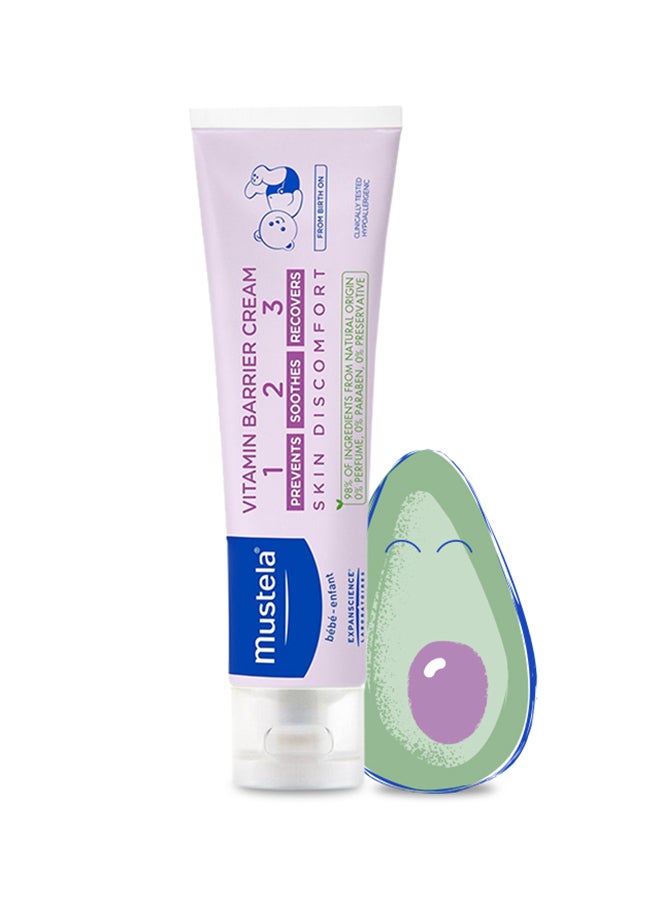 Mustela Vitamin 1,2,3 Barrier Baby Cream, 50ml - Image 3
