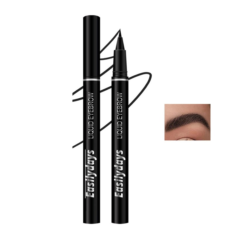 Easilydays 5 Colors Eyebrow Pencil Multifunctional UltraFine Liquid Eyeliner  Eyebrow PencilLongLasting WaterproofSmudge Proof Quick Drying Smoothly Natural Women Perfect Eye Makeup 05