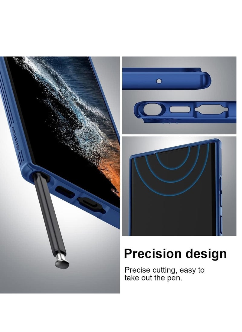 Nillkin Samsung Galaxy S24 Ultra Case, Slide Camera Case Design, 360° Full Body Coverage Shockproof Phone Cover, Anti-Fall Anti-Scratch Anti-fingerprint Protective Case for Samsung Galaxy S24 Ultra 5G, Blue  - Image 5