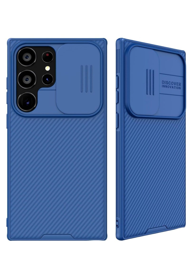 Nillkin Samsung Galaxy S24 Ultra Case, Slide Camera Case Design, 360° Full Body Coverage Shockproof Phone Cover, Anti-Fall Anti-Scratch Anti-fingerprint Protective Case for Samsung Galaxy S24 Ultra 5G, Blue  - Image 1