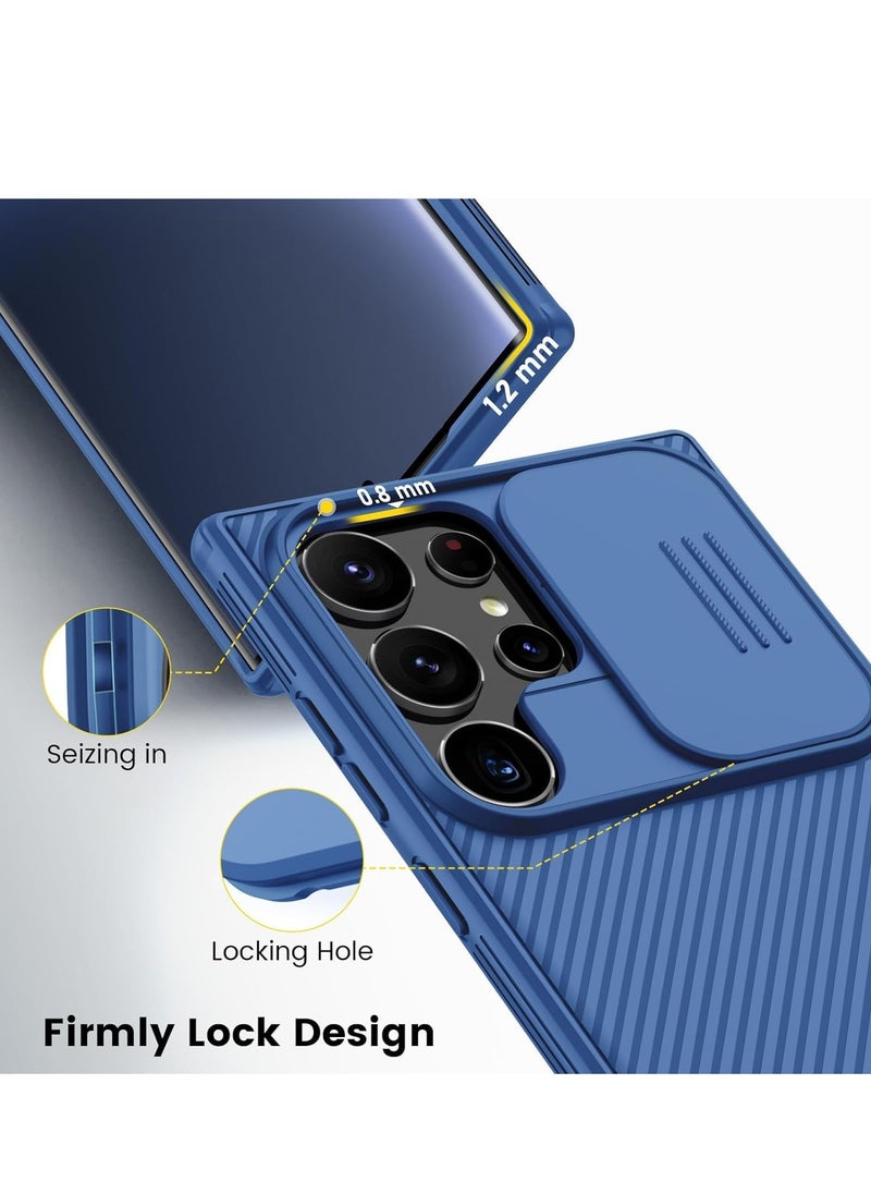 Nillkin Samsung Galaxy S24 Ultra Case, Slide Camera Case Design, 360° Full Body Coverage Shockproof Phone Cover, Anti-Fall Anti-Scratch Anti-fingerprint Protective Case for Samsung Galaxy S24 Ultra 5G, Blue  - Image 4