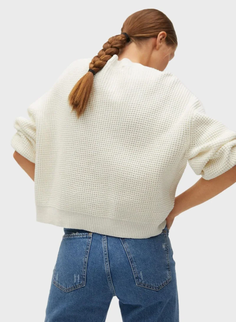MANGO Knitted Oversized Sweater