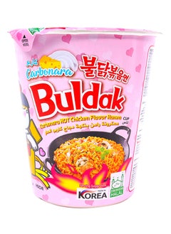 Samyang Buldak Ramen Chicken Flavour Carbonara Cup 80g  - Image 1