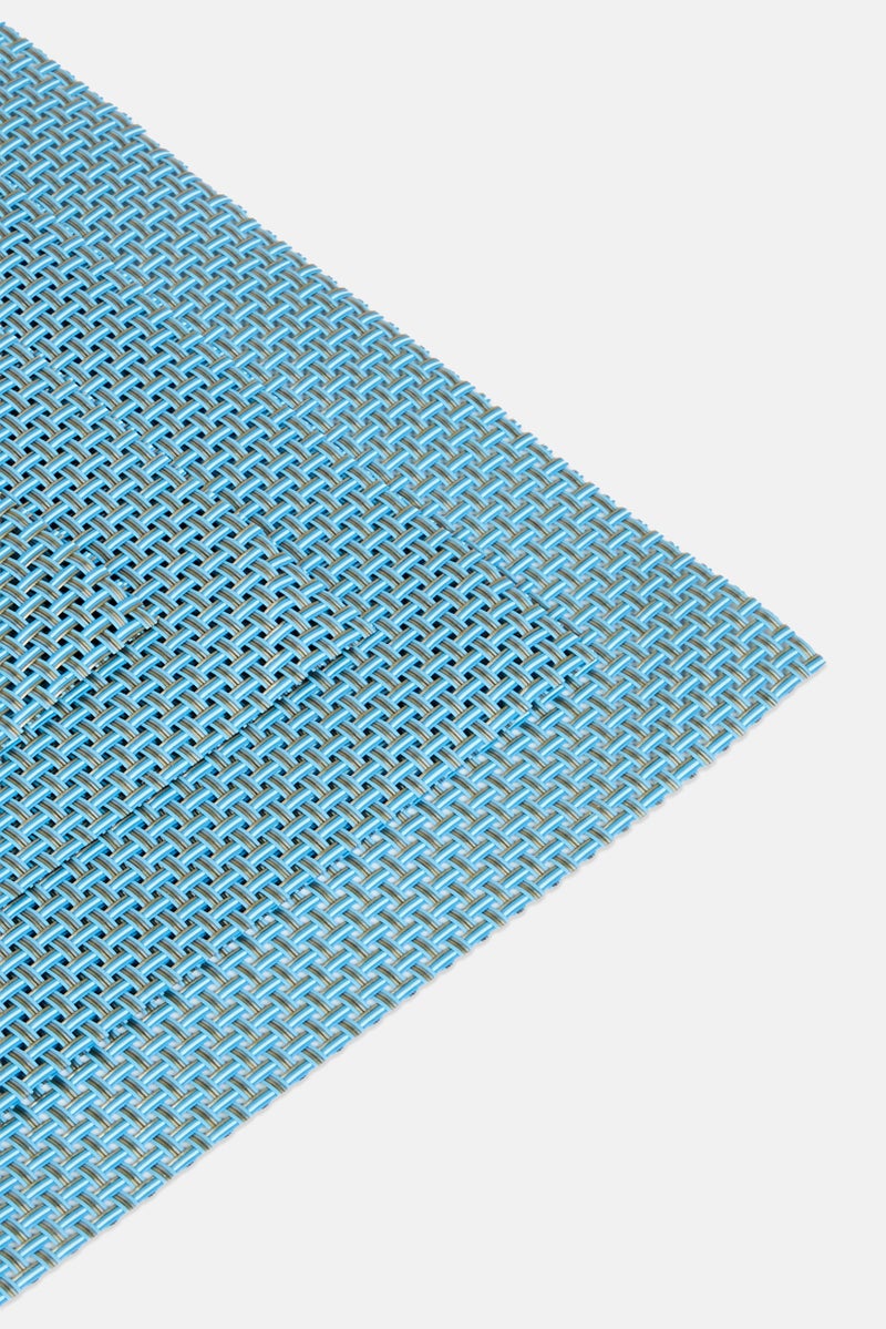 Bombay 6 Pcs Texteline Placemats, Blue - Image 4