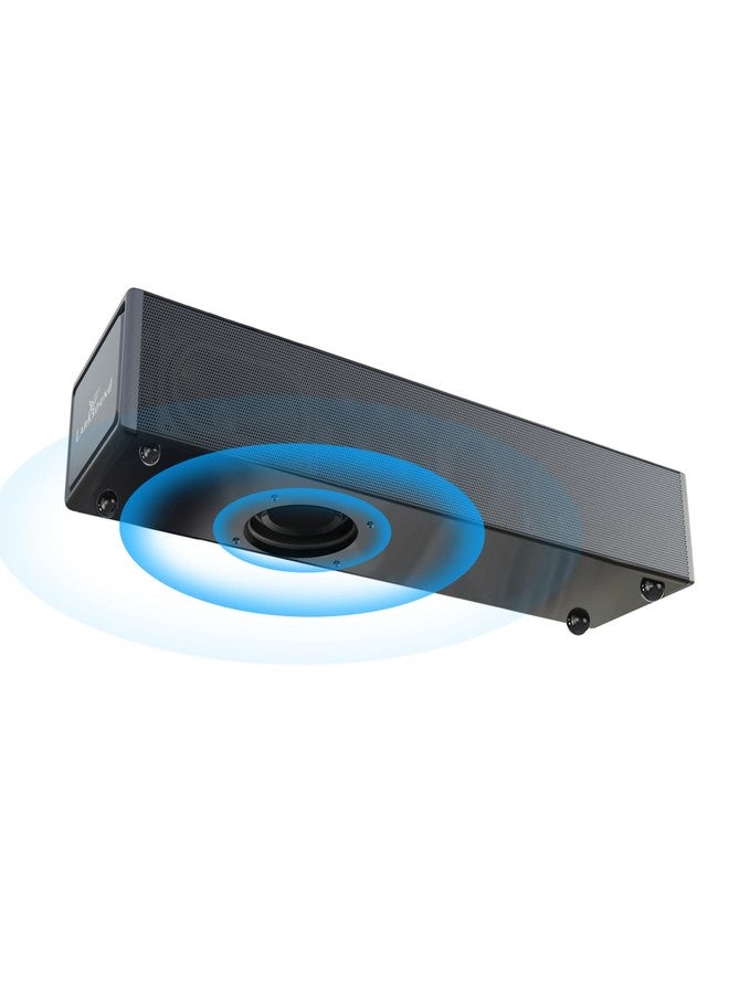 LARKSOUND 2.1 CH Sound Bar with Built-in Subwoofer, Small Soundbar for TV, PC, Gaming, Mini TV Speaker with Bluetooth/HDMI ARC/Optical/AUX/USB Connections - Image 1