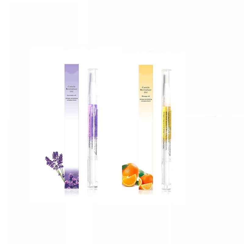 2pcs Cuticle Oil Pen Sweet Almond Nail Growth Serum and Repair Treatment Hydrating Oil for Dry Cuticles and Skin Cuticle Buddy Revitalize Nails with Radiant Cosmetics Nail Growth Oil