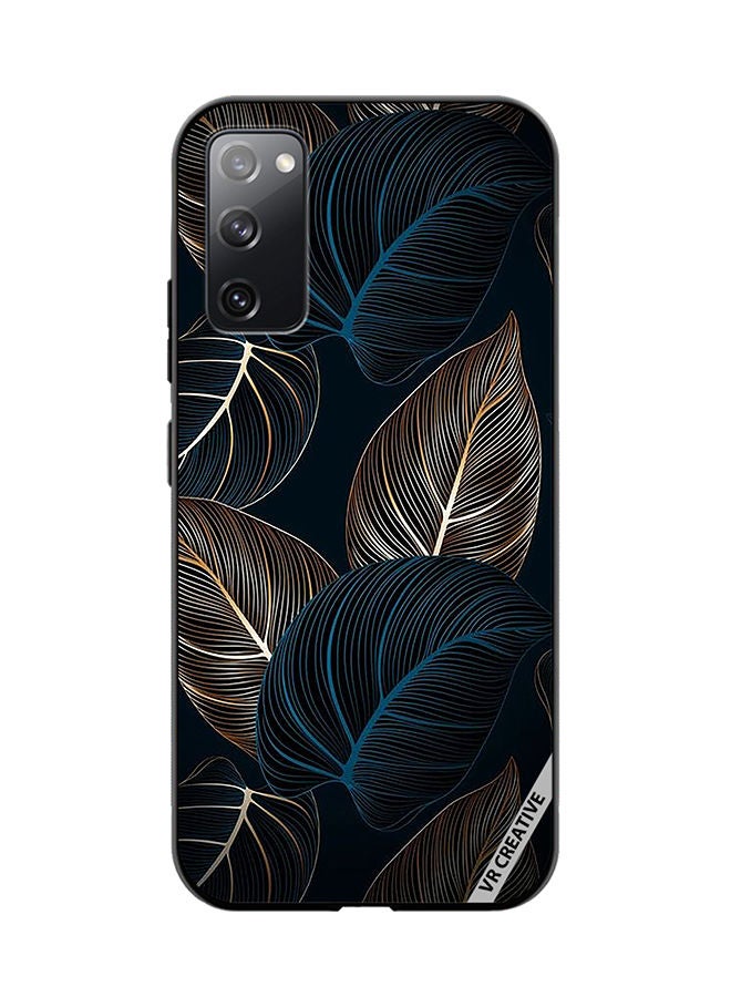 Protective Case Cover For Samsung Galaxy S20 FE 5G Banana Palm Tree Leaves Pattern Design Multicolour