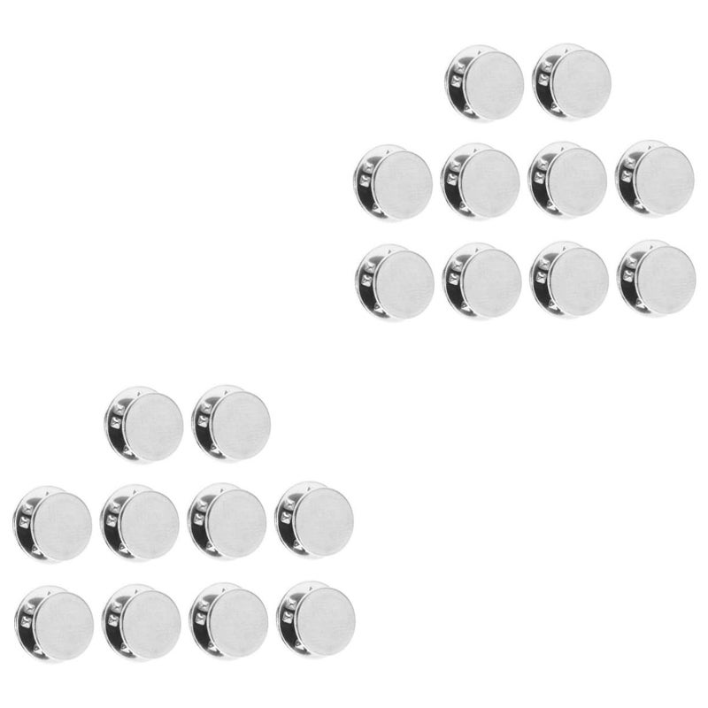 Secure Locking Pin Backs for Enamel Brooches DIY Craft Projects 1 Pack - Image 2