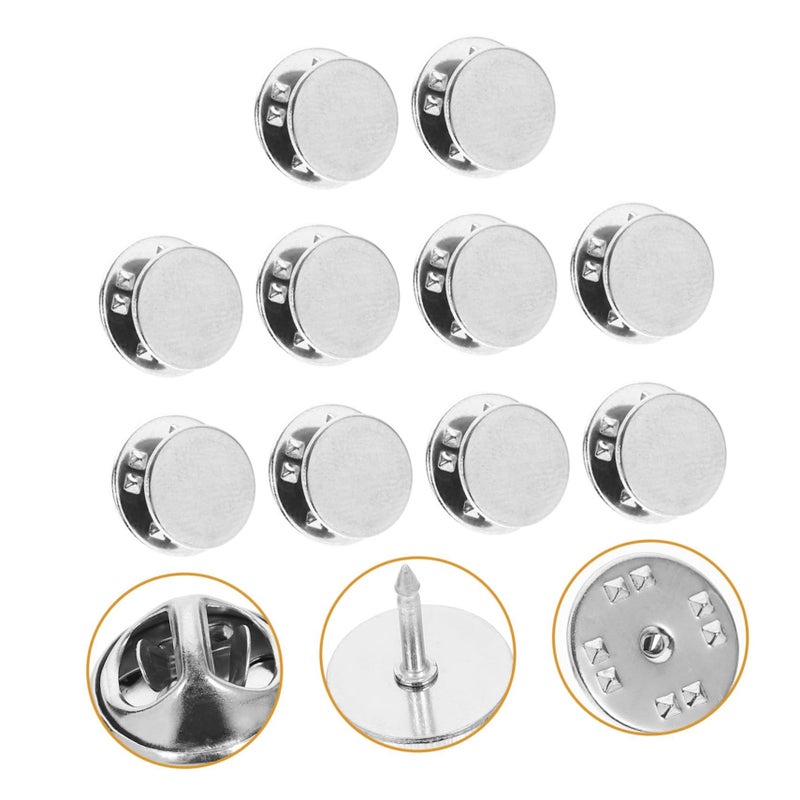 Secure Locking Pin Backs for Enamel Brooches DIY Craft Projects 1 Pack - Image 3
