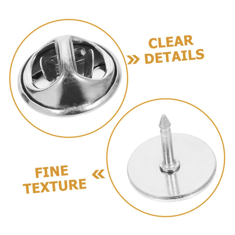 Secure Locking Pin Backs for Enamel Brooches DIY Craft Projects 1 Pack - Image 4