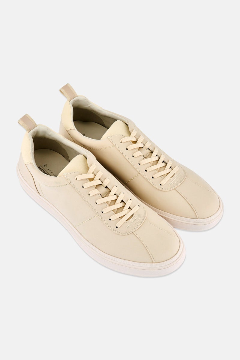 CALL IT SPRING Men Fontaine Lace Up Shoes, Cream - Image 2