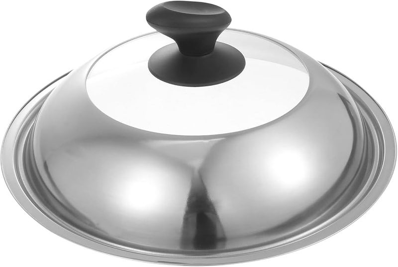 غطاء وعاء سافيجل من الفولاذ المقاوم للصدأ، غطاء تهوية مقاوم للتناثر وسهل التنظيف، أداة مطبخ عملية - Image 1