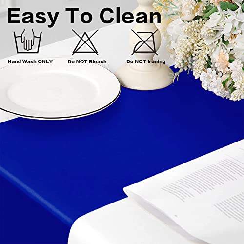 GFCC Royal Blue Table Runner - Pack of 10 Satin 12 x 108 Inches for Wedding Party Events Decoration - Image 3