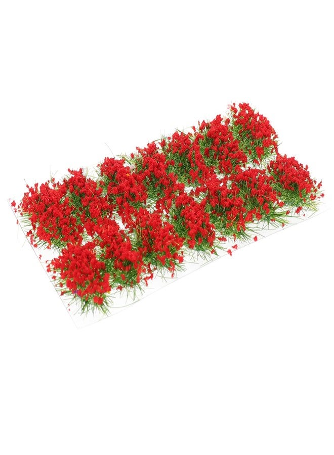 ORFOFE Red Micro Landscape Simulation Flower Cluster for DIY Miniature Gardens Dollhouses and Terrarium Decor - Image 1