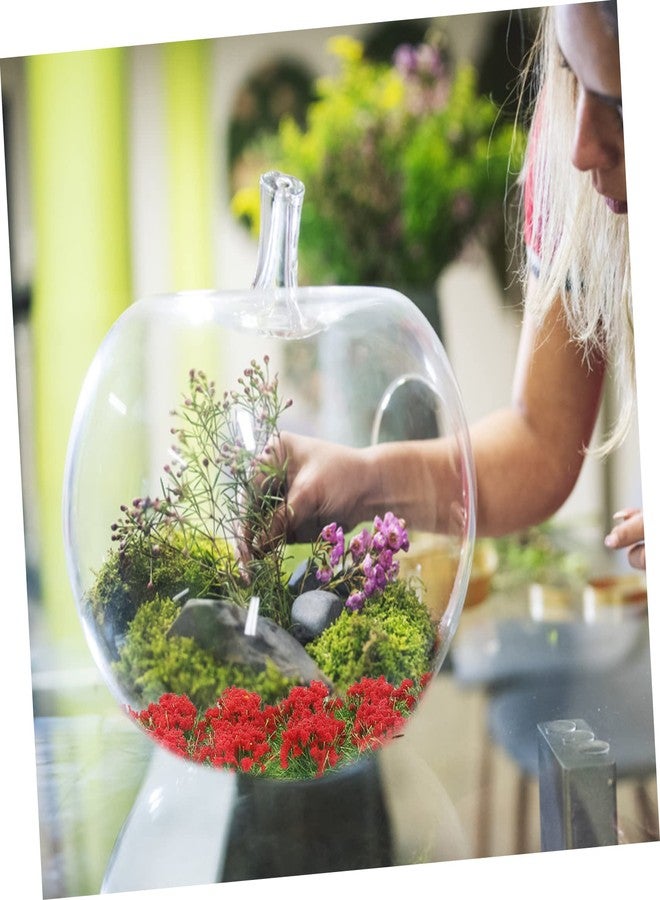 ORFOFE Red Micro Landscape Simulation Flower Cluster for DIY Miniature Gardens Dollhouses and Terrarium Decor - Image 4