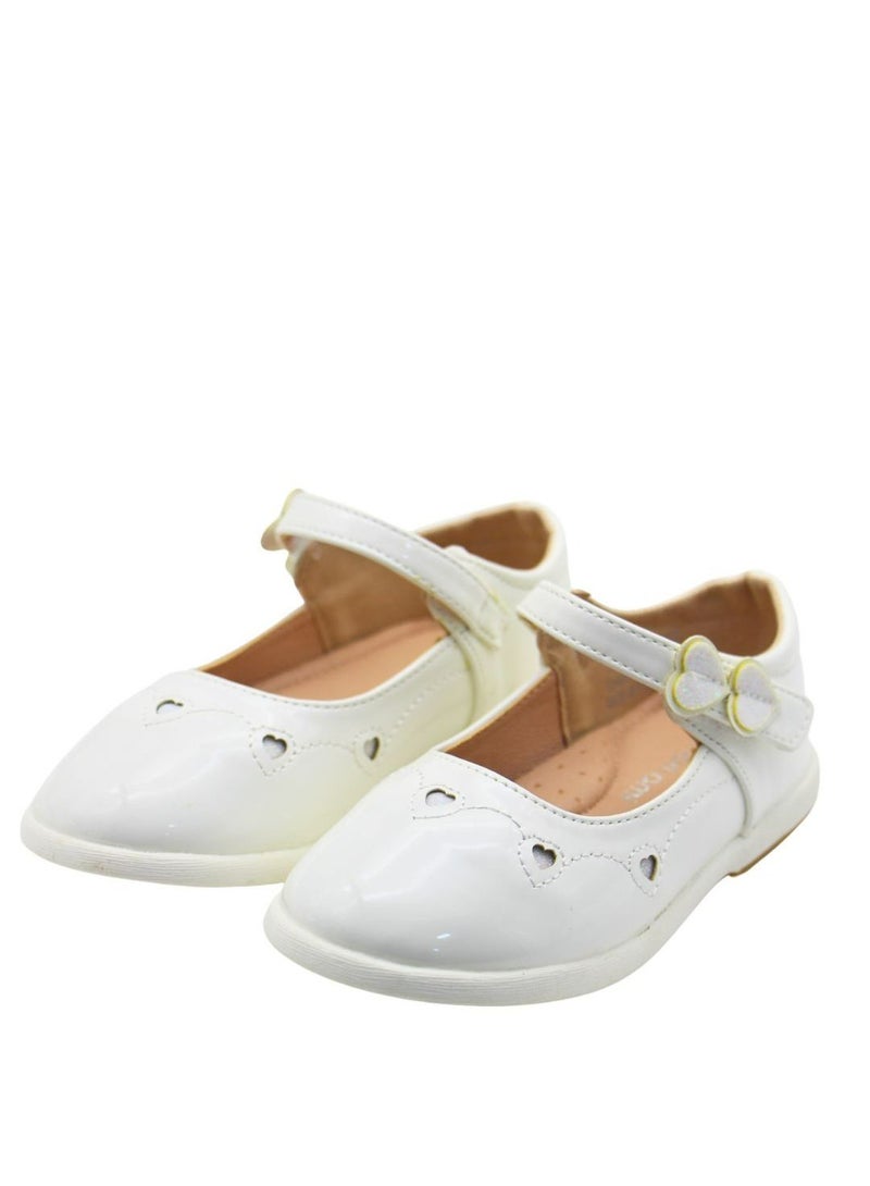 Mon Ami Girls and Kids School Shoes | Soft Bottom, Hook and Loop, Flats & Lightweight for Little Kid | Casual Baby Girl Shoes for Party, School Uniform, Black Dress & Wedding Dress - Image 2