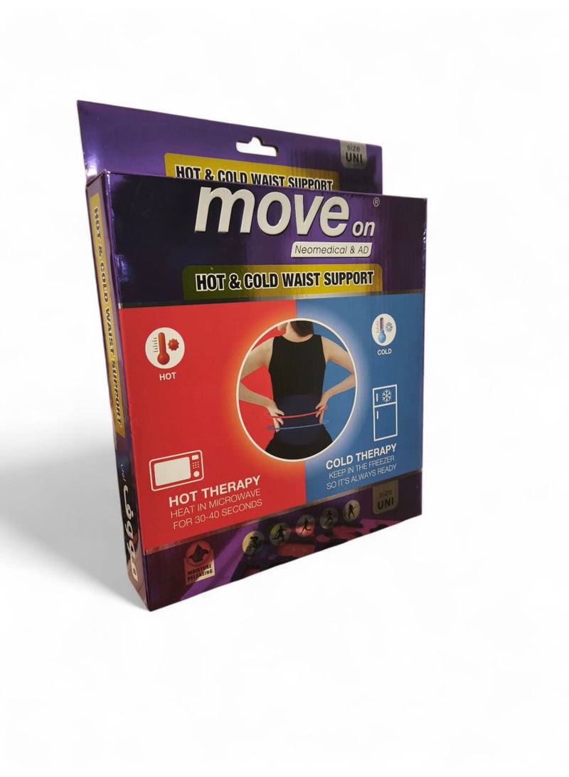 MOVE ON Hot & Cold Waist Support One Size Fits All - Image 2