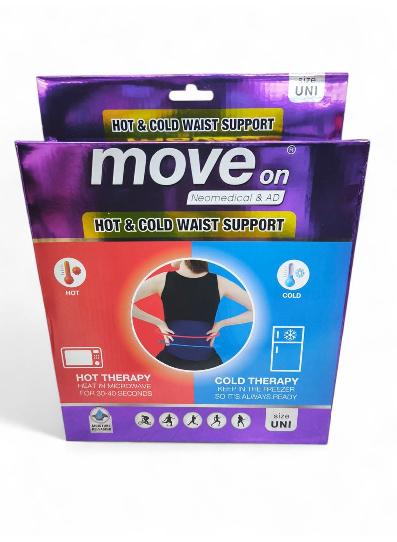 MOVE ON Hot & Cold Waist Support One Size Fits All - Image 1