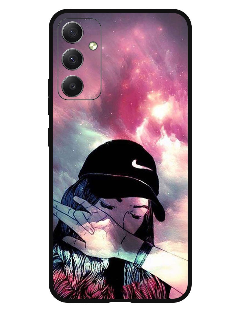 Theodor Protective Case Anti Scratch Shock Proof Bumper Cover For Samsung Galaxy F14 Girl Sob - Image 1