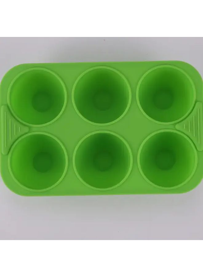 Blue Rectangular Silicone Cake Pan For Air Fryer Oven Microwave Dishwasher Safe - Image 5