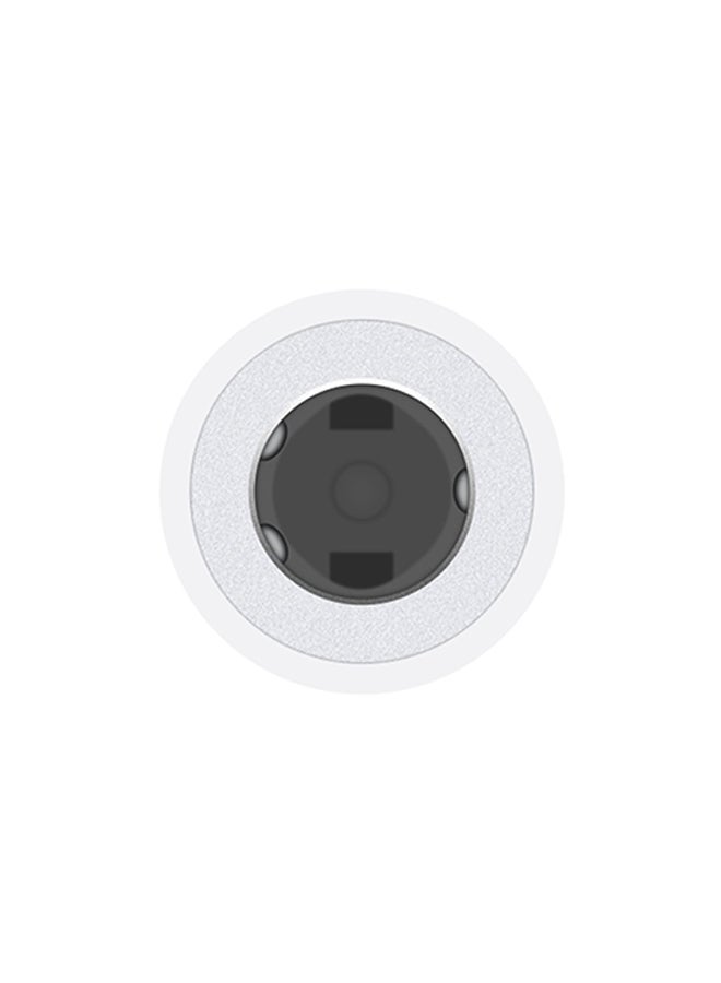 ابل  محول من USB-C إلى مقبس سماعة رأس أبيض - Image 3