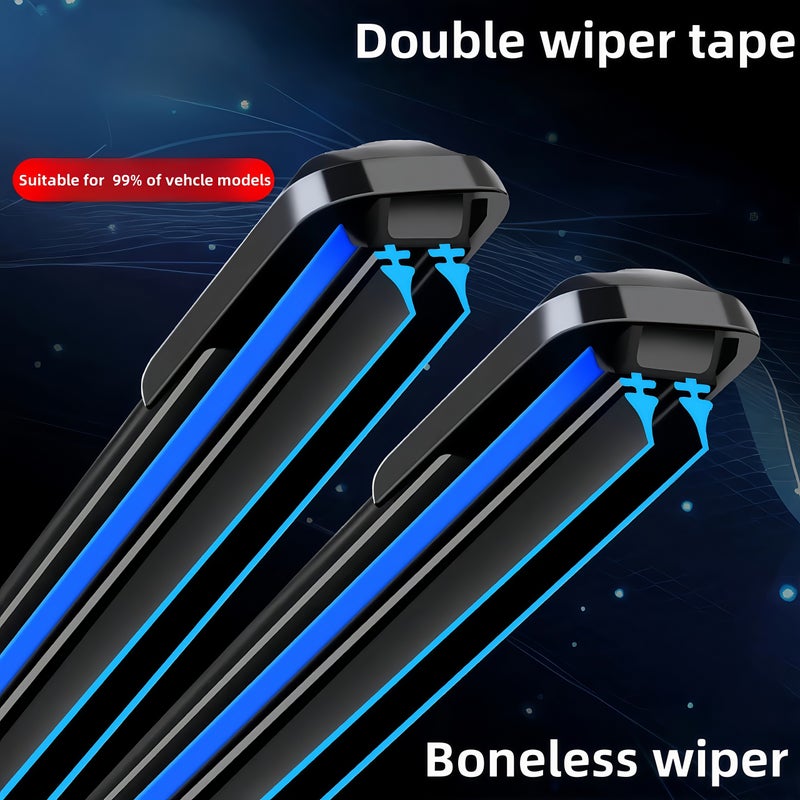 Universal U Shaped Rubber Wiper Hook Installation 28 Inch 70cm - Image 5