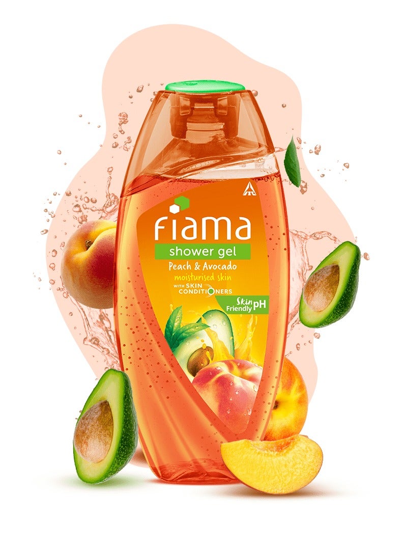 Fiama جل استحمام - خوخ وأفوكادو - Image 2