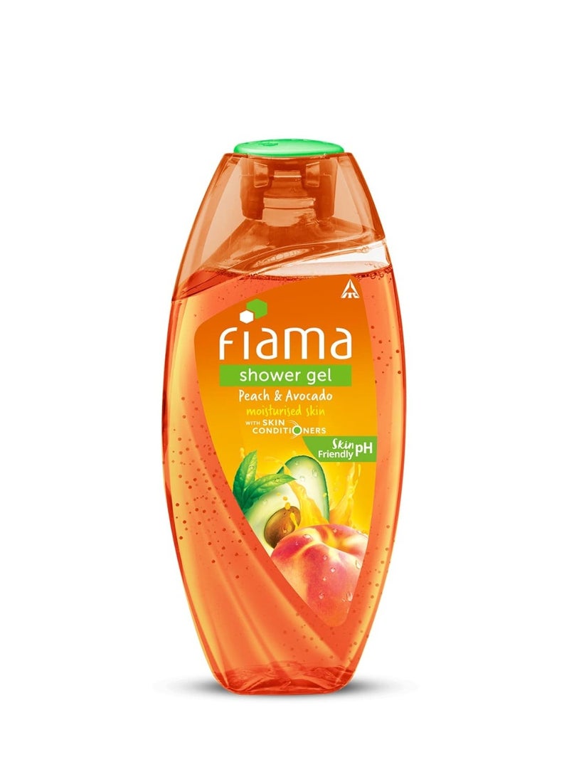 Fiama جل استحمام - خوخ وأفوكادو - Image 1