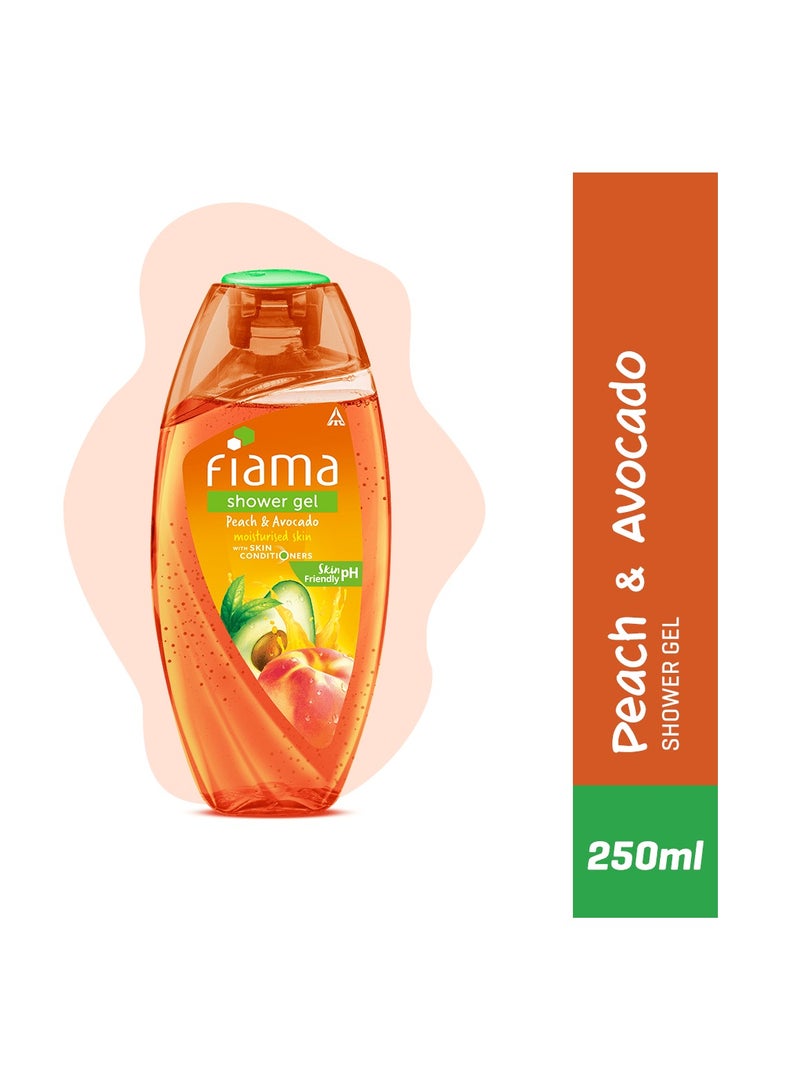 Fiama جل استحمام - خوخ وأفوكادو - Image 3