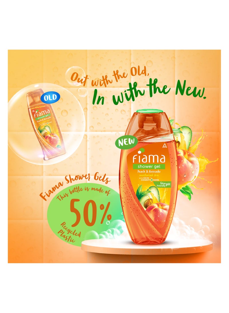 Fiama جل استحمام - خوخ وأفوكادو - Image 5