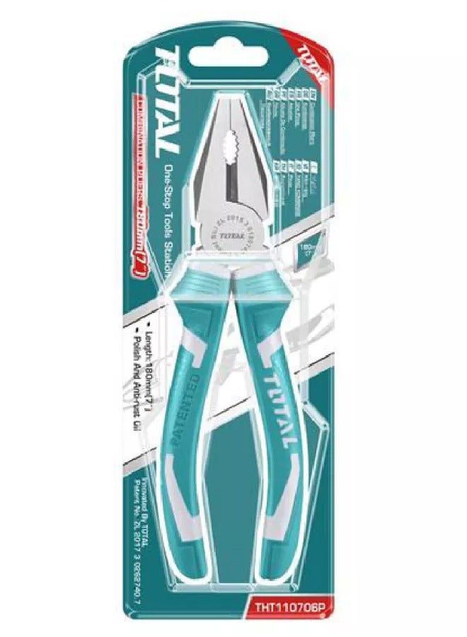 TOTAL Combination Plier 7 Inch 180mm THT110706 - Image 3